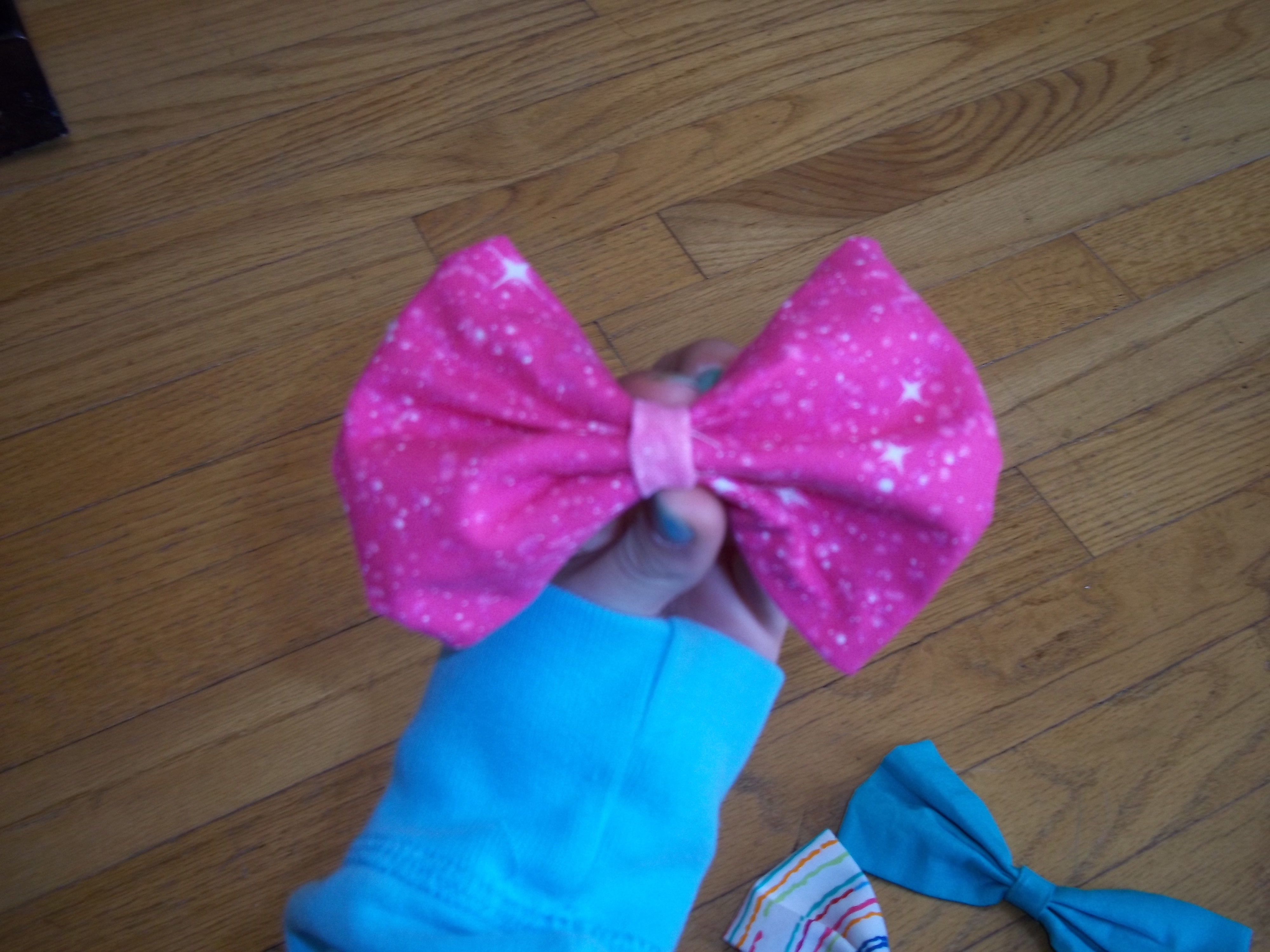 Pink Galaxy Bow