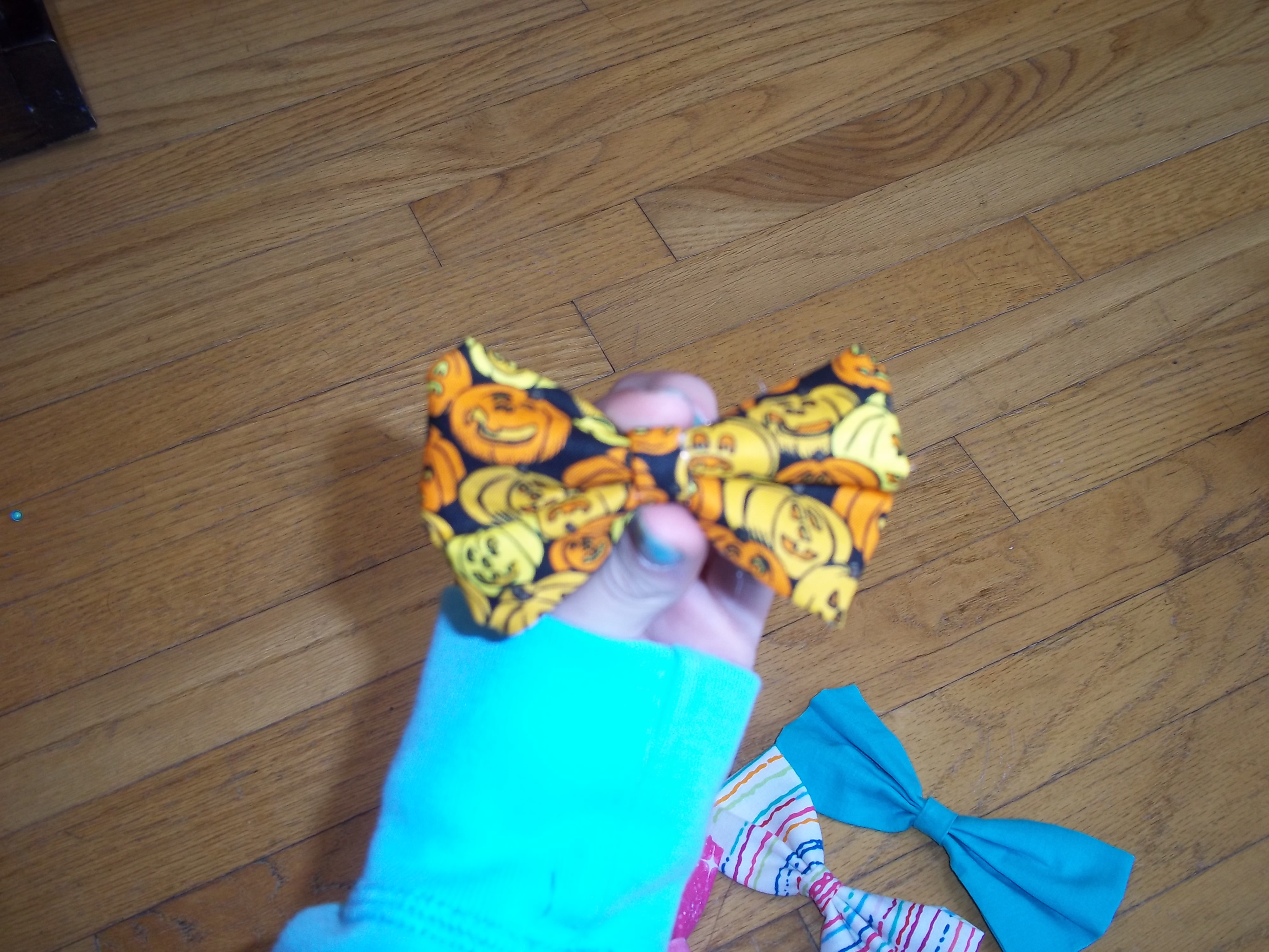 Halloween Pumpkin Bow